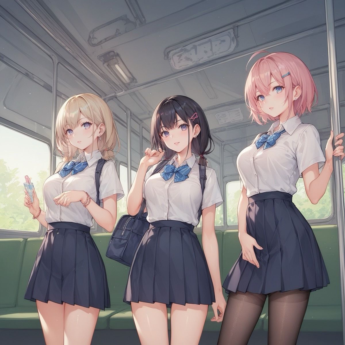 サンプル画像2:通勤電車の中で…JKに種付けしちゃった(マングリ返し) [d_434387]