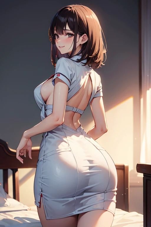 サンプル画像4:ドスケベな催●巨乳ナース2 〜お尻中心CG集編〜(LOVEdream) [d_434460]