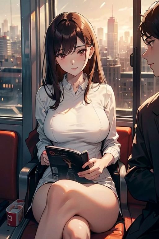 サンプル画像3:夜行バスで隣にいたエロい巨乳人妻1(LOVEdream) [d_434561]