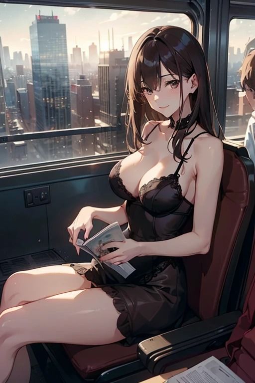 サンプル画像4:夜行バスで隣にいたエロい巨乳人妻1(LOVEdream) [d_434561]