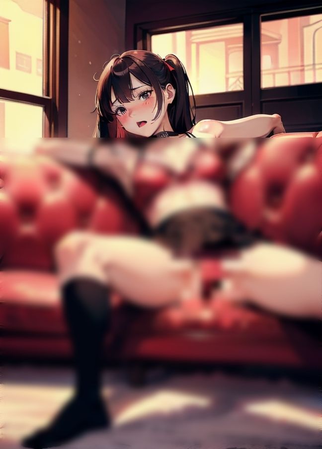 サンプル画像2:ぼくのお姉ちゃん「家で下着、マン●丸見え状態」(AI天才) [d_434599]