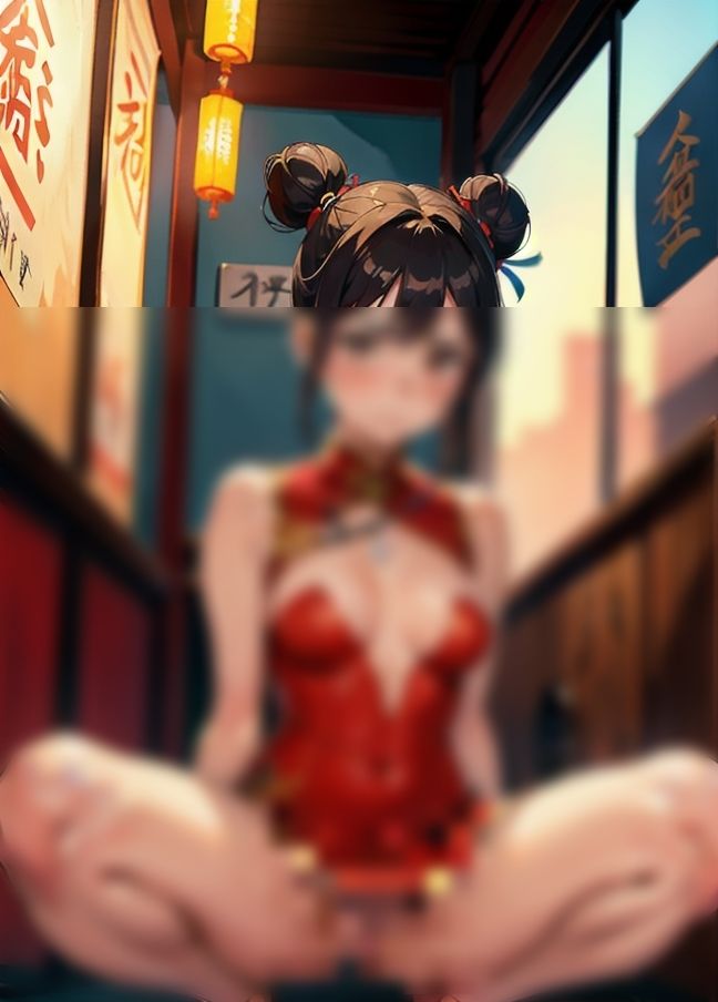 サンプル画像3:チャイナ服のコスプレを恥ずかしがる僕のセフレ…(愛LOVE) [d_434612]