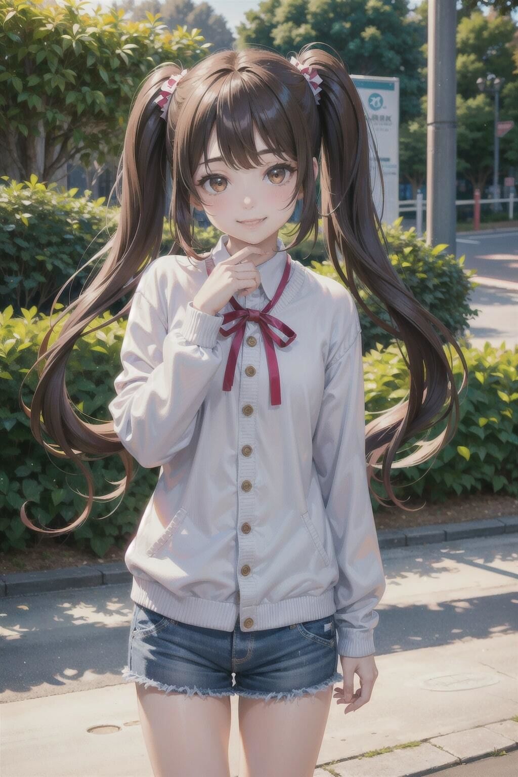 サンプル画像2:ツインテール美少女の瞬間(駆け抜けて性春) [d_434683]