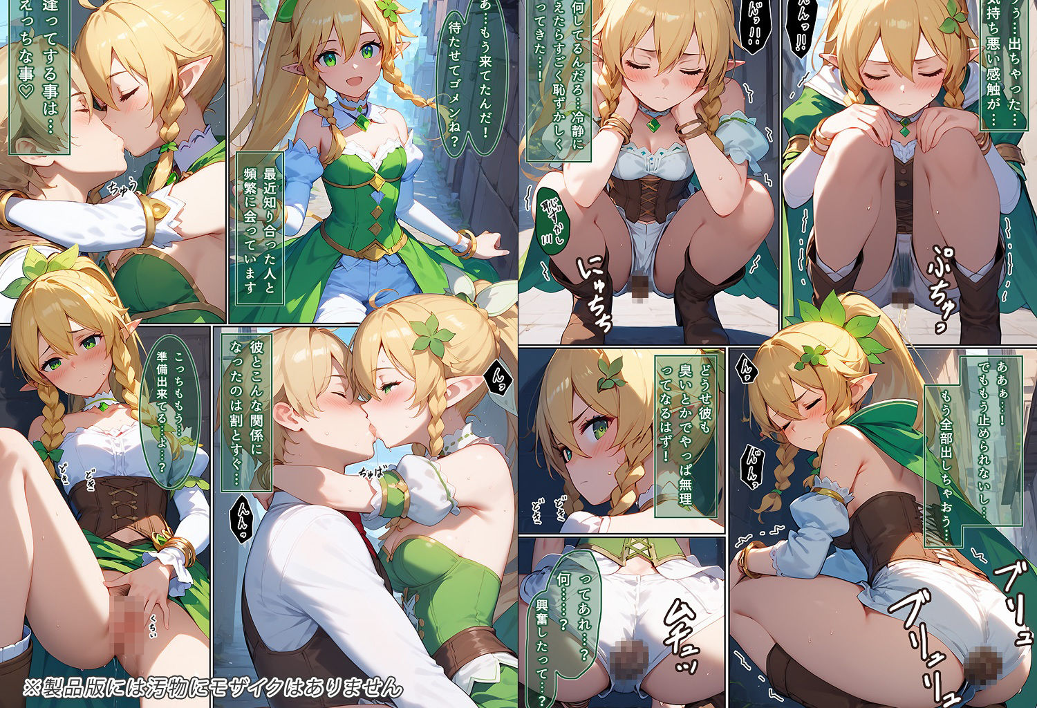 サンプル画像2:直葉の虚構と現実(もっさんズいんく) [d_434694]