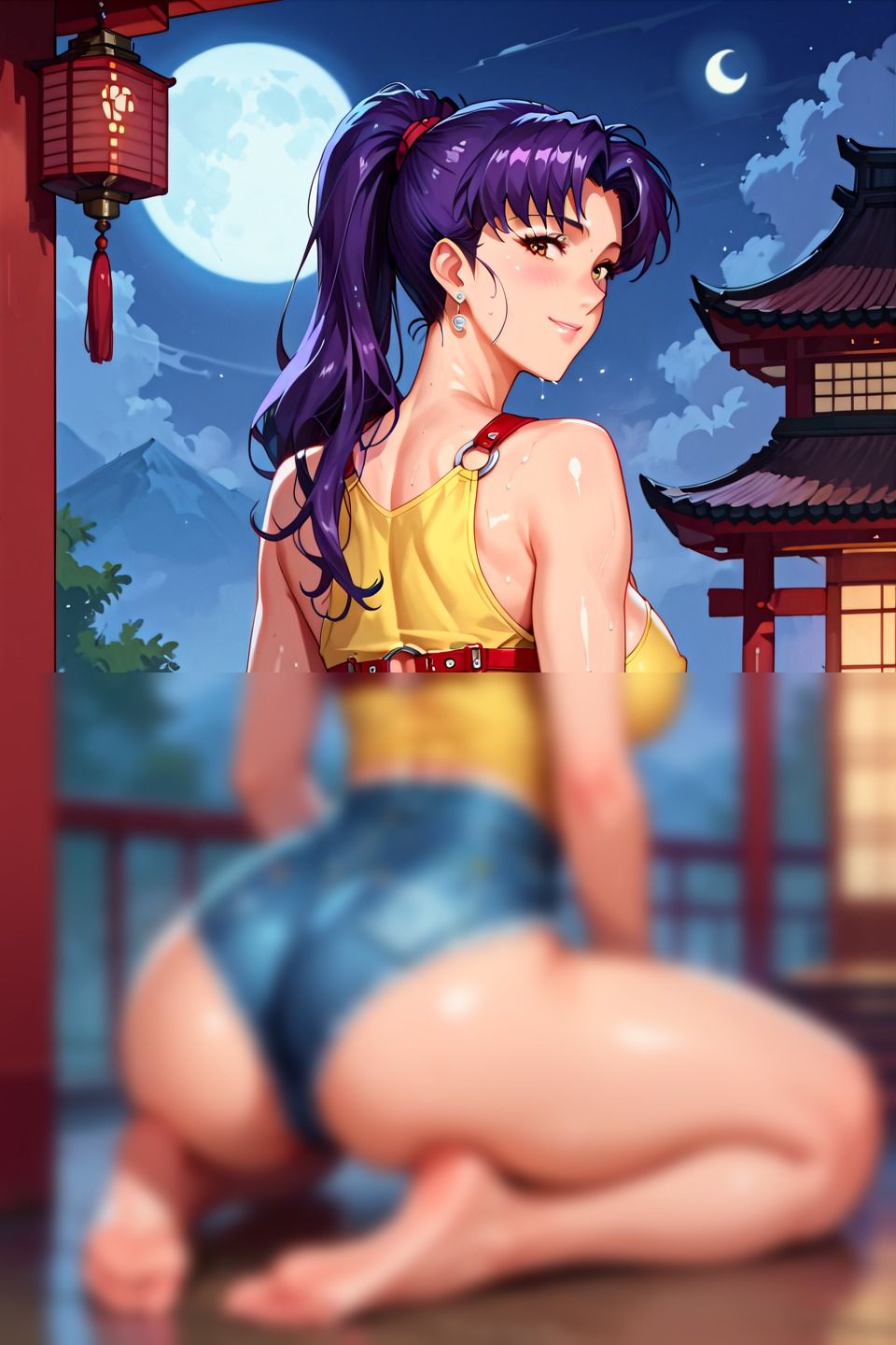 サンプル画像2:さまざま 葛城ミサ〇 ハイクオリティ（中だし、アナル見え、騎乗位、スポブラ、水着、etc…）(えーあいぱたーん) [d_434714]