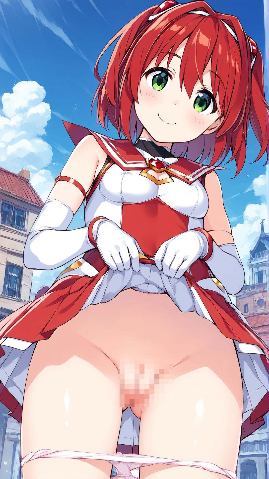 サンプル画像3:えっちなアカリちゃん(AI少女サークル) [d_434754]