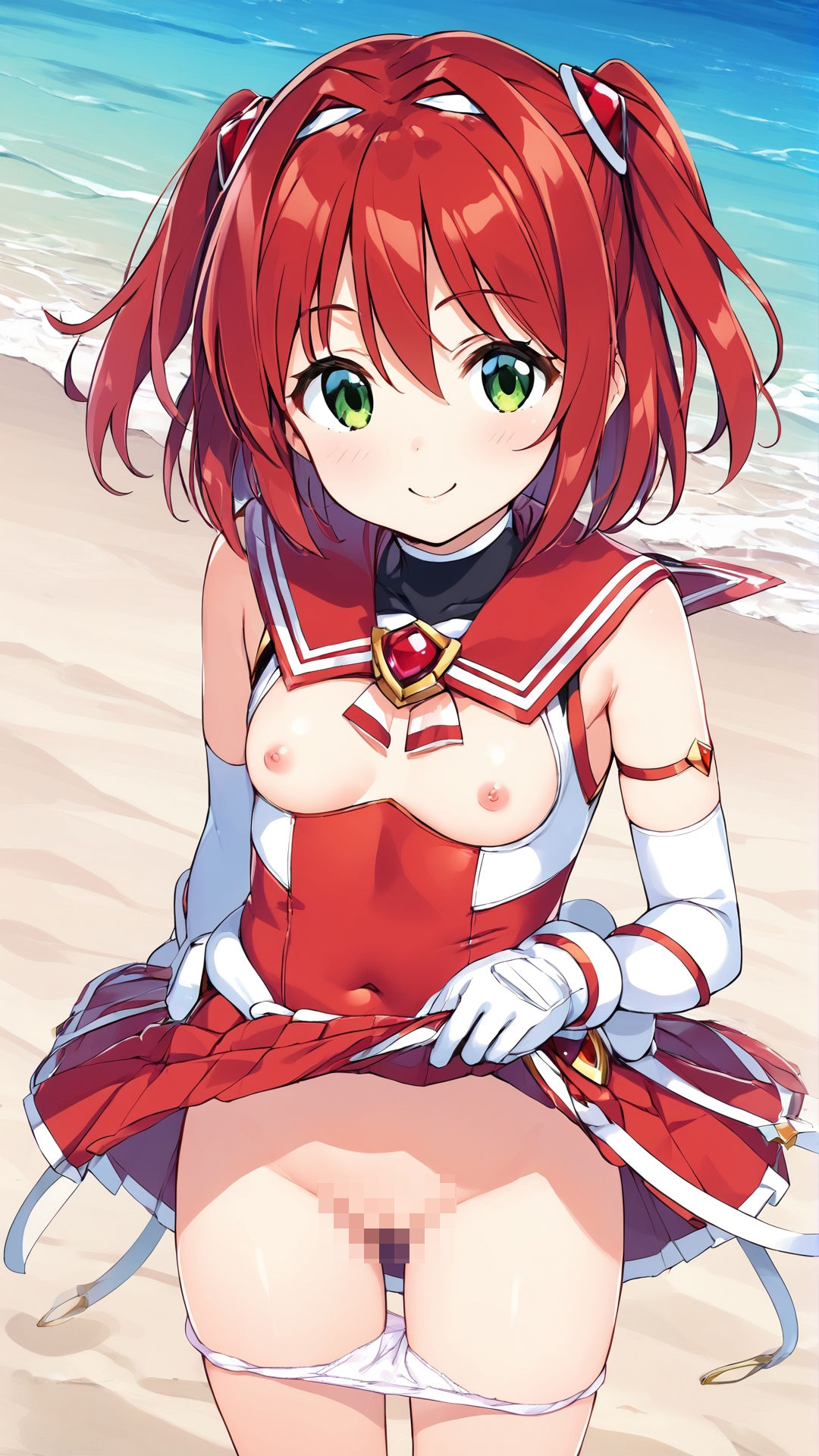 サンプル画像5:えっちなアカリちゃん(AI少女サークル) [d_434754]