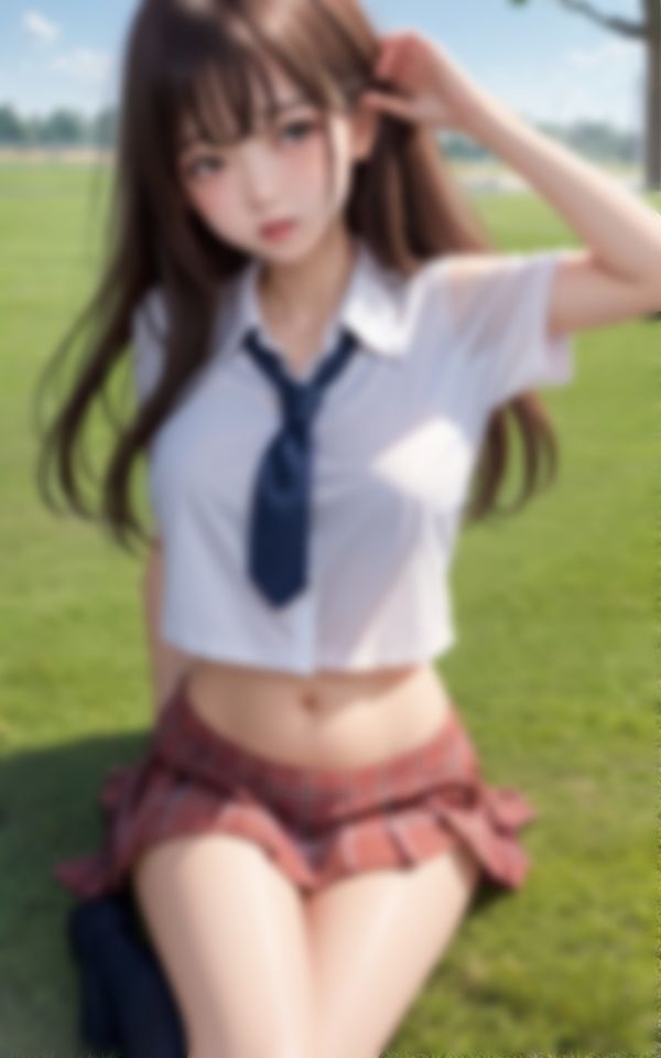 サンプル画像3:エチエチボディで誘惑する淫乱巨乳制服美女(AIエンジェル) [d_434779]