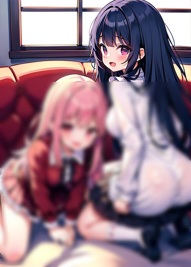 サンプル画像6:2人まとめてバックハメ！仲良しの女友達2人と3Pすることに！(えっちなAIちゃん) [d_434914]