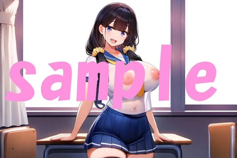 サンプル画像1:巨乳制服美少女CG集(DT.planet) [d_434978]