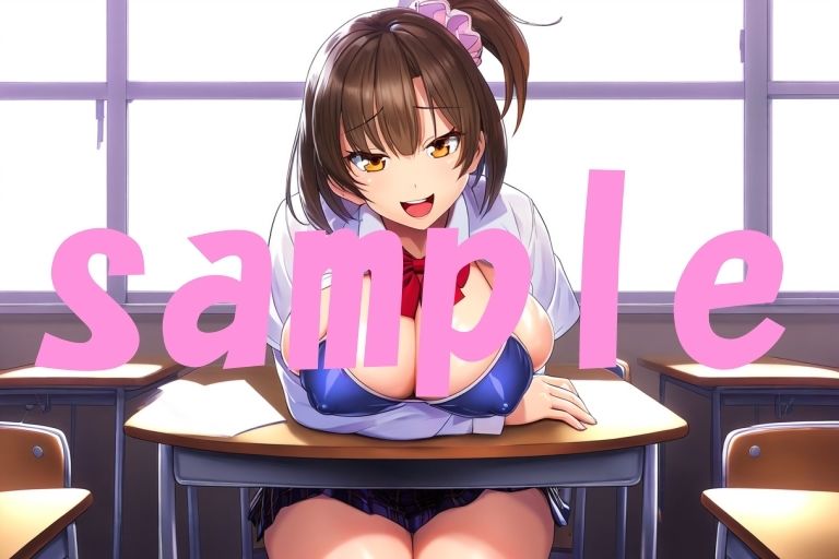 サンプル画像2:巨乳制服美少女CG集(DT.planet) [d_434978]