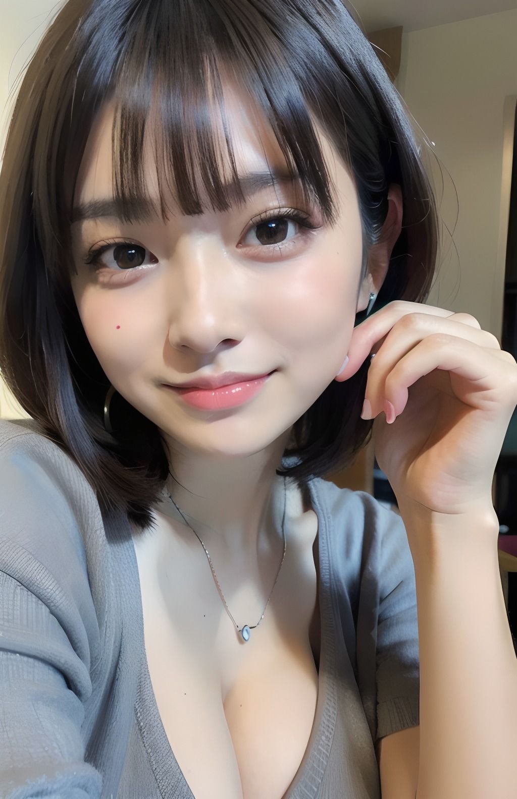 サンプル画像2:巨乳な人妻に誘われて(AIコスプレ美女) [d_435013]