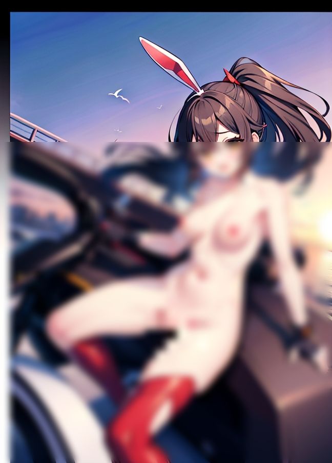 サンプル画像1:バニーガールはバイクでイキたい！「バイクの振動が気持ちいい」(あなたの願いを叶えましょう) [d_435116]