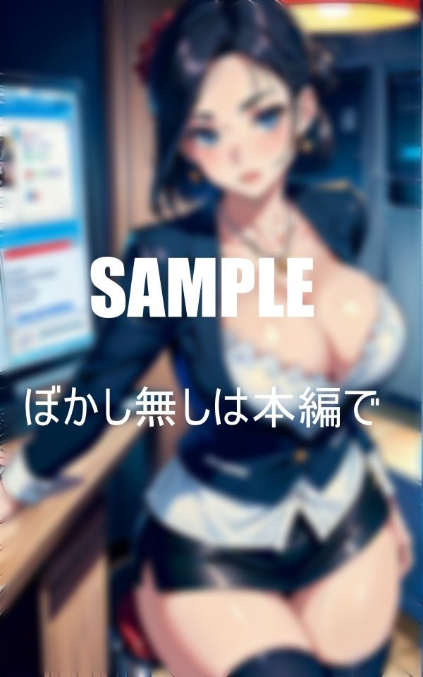 サンプル画像4:超エロいOLたちの下半身男性社員を誘惑する(Mサークル) [d_435118]