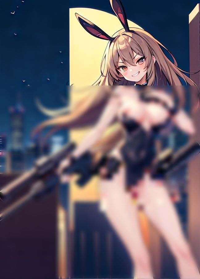 サンプル画像5:拳銃戦士’世界を守るバニーガール戦士’「露出で世界を翻弄させるのよ」(エロの神様) [d_435172]