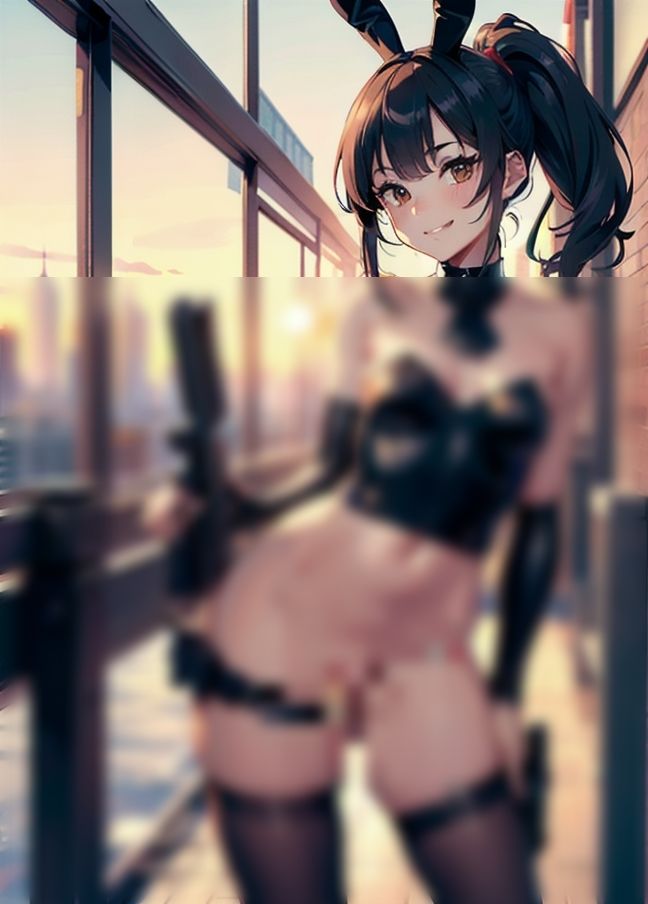 サンプル画像3:どSバニーガール「早漏れは許さないよ？」(美女マニア) [d_435201]