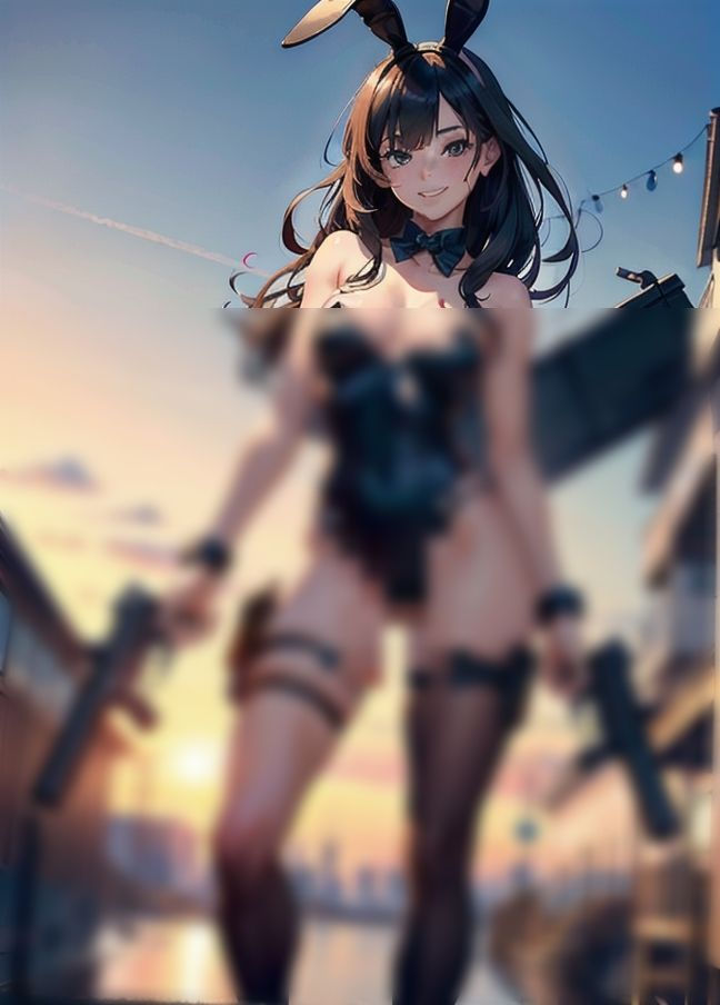 サンプル画像4:どSバニーガール「早漏れは許さないよ？」(美女マニア) [d_435201]