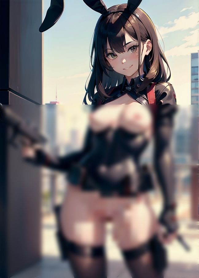 サンプル画像1:逆バニー警官「見た目で判断しないで、国家公務員の権力を舐めないでね」(エロ魔王) [d_435203]