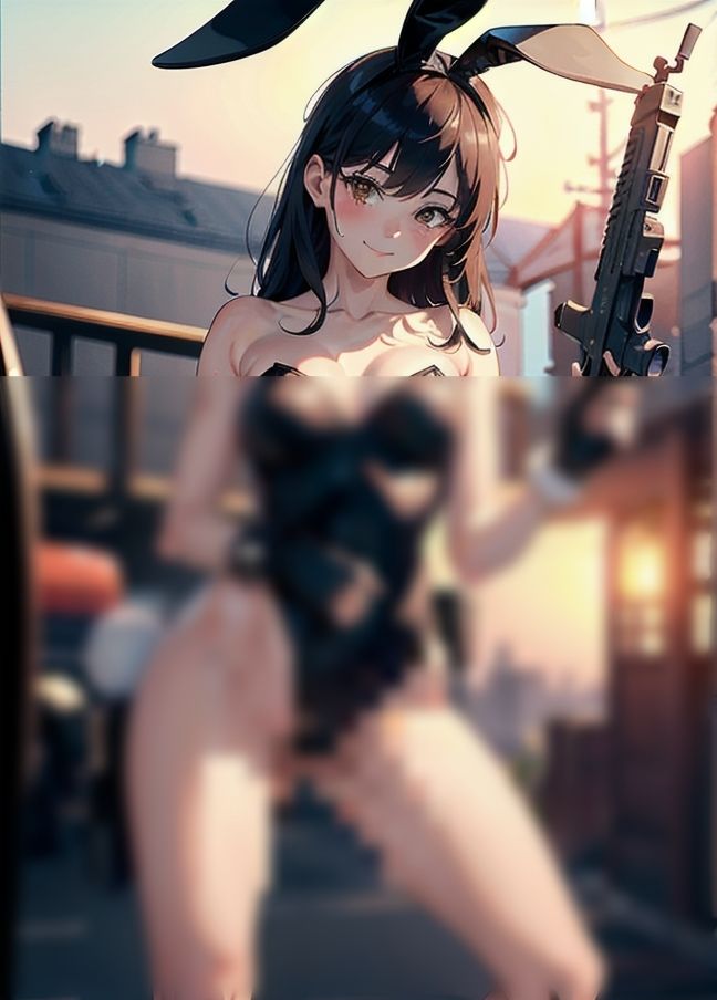 サンプル画像3:逆バニー警官「見た目で判断しないで、国家公務員の権力を舐めないでね」(エロ魔王) [d_435203]