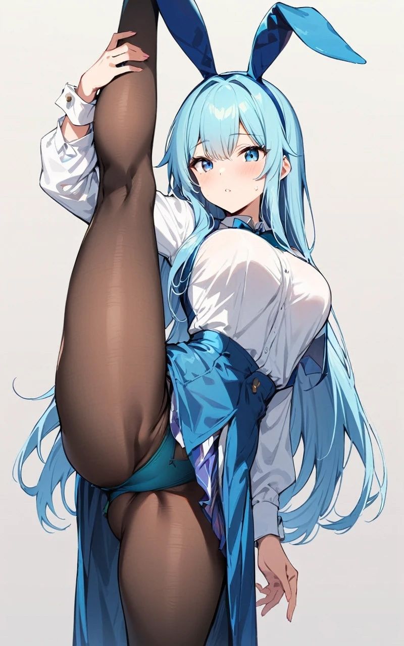 サンプル画像3:開脚巨乳美女【妄想イラスト美女図鑑vol.109】(AIイラスト美女研究所) [d_435327]