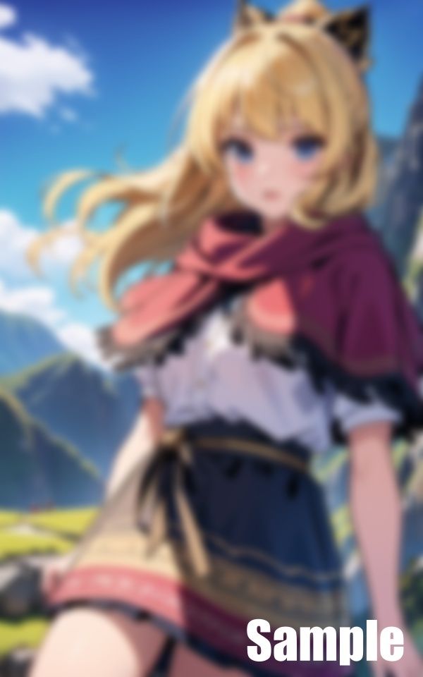 サンプル画像2:マチュピチュの美少女(じょなさん) [d_435349]