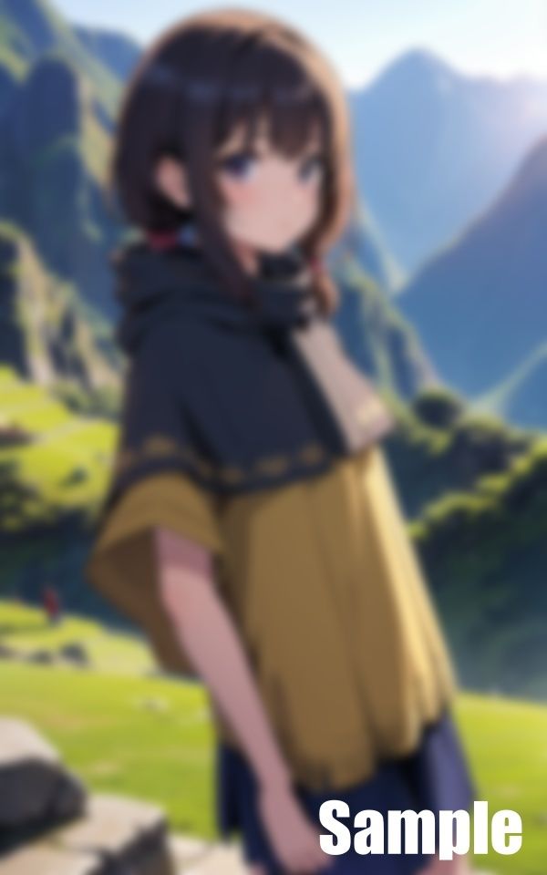 サンプル画像3:マチュピチュの美少女(じょなさん) [d_435349]