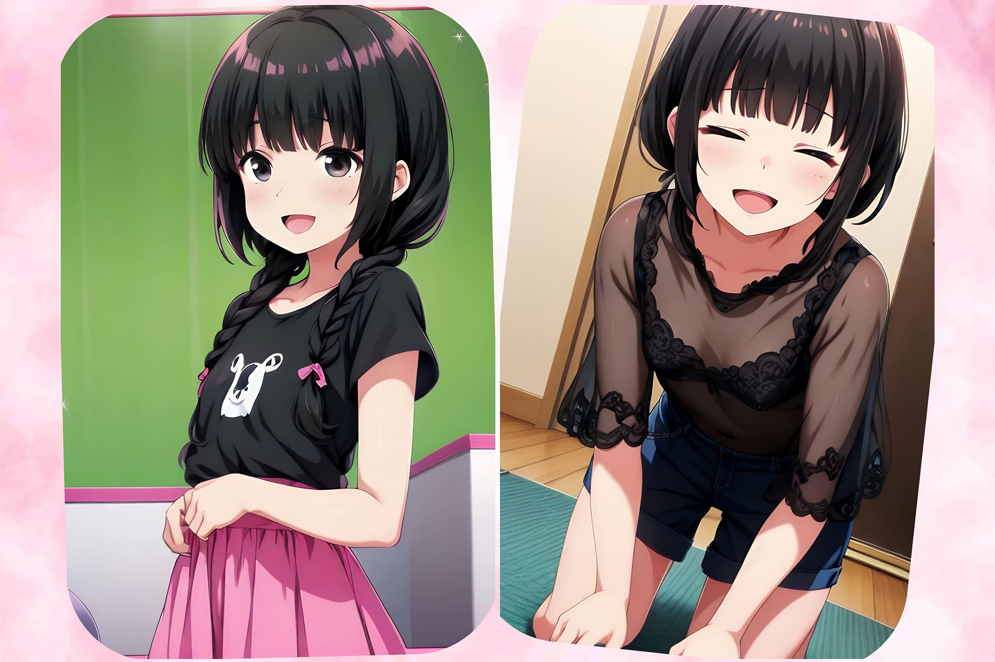 サンプル画像1:〜芸能界でひそかに行われる禁断の調教〜黒髪小柄美少女アイドルを屈服させる！初めて味わう絶頂と快楽の日々(月夜の秘密) [d_435406]