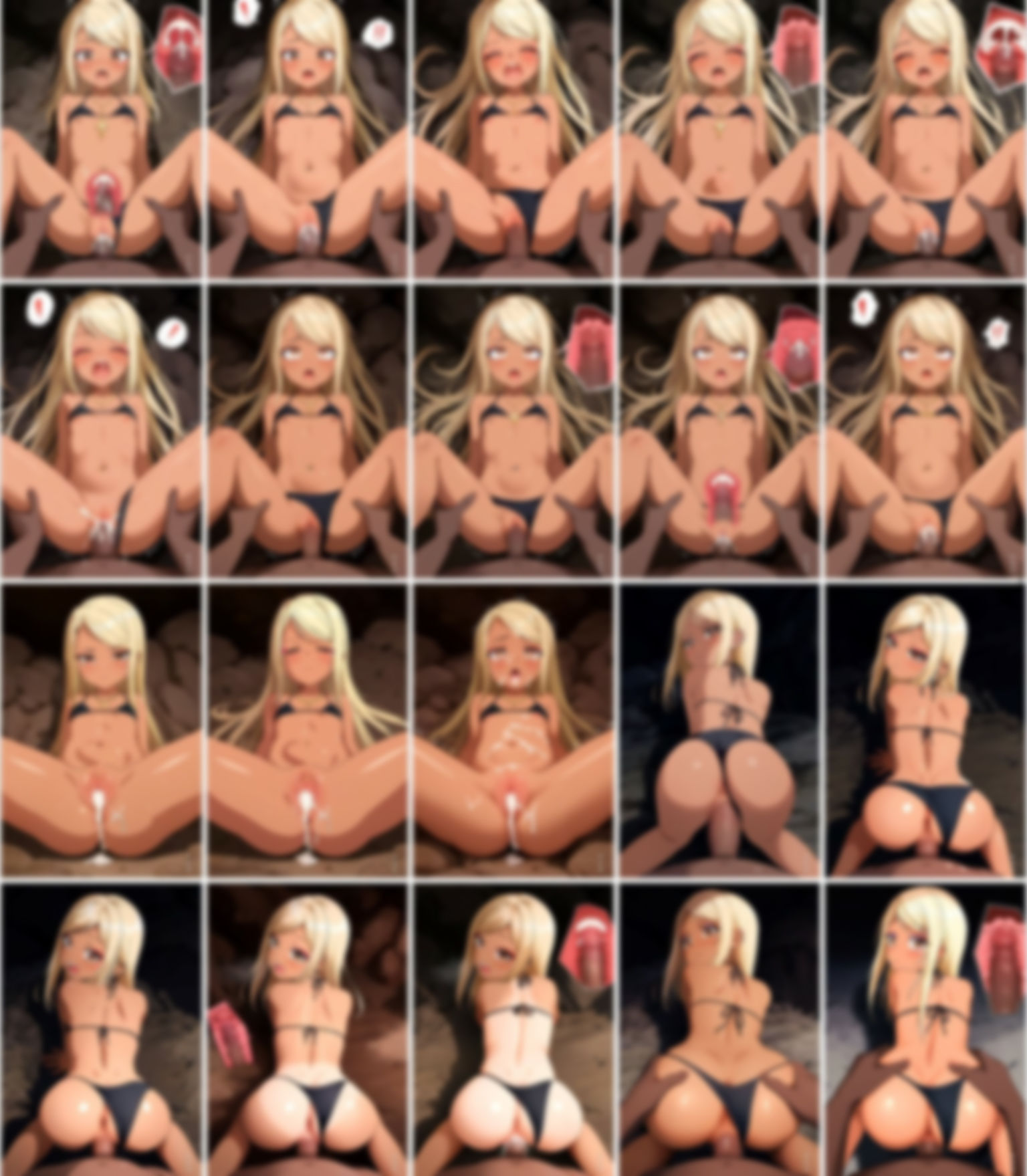 サンプル画像6:孕ませレ〇プ水着ギャル【133枚】(なべゆき屋) [d_435472]