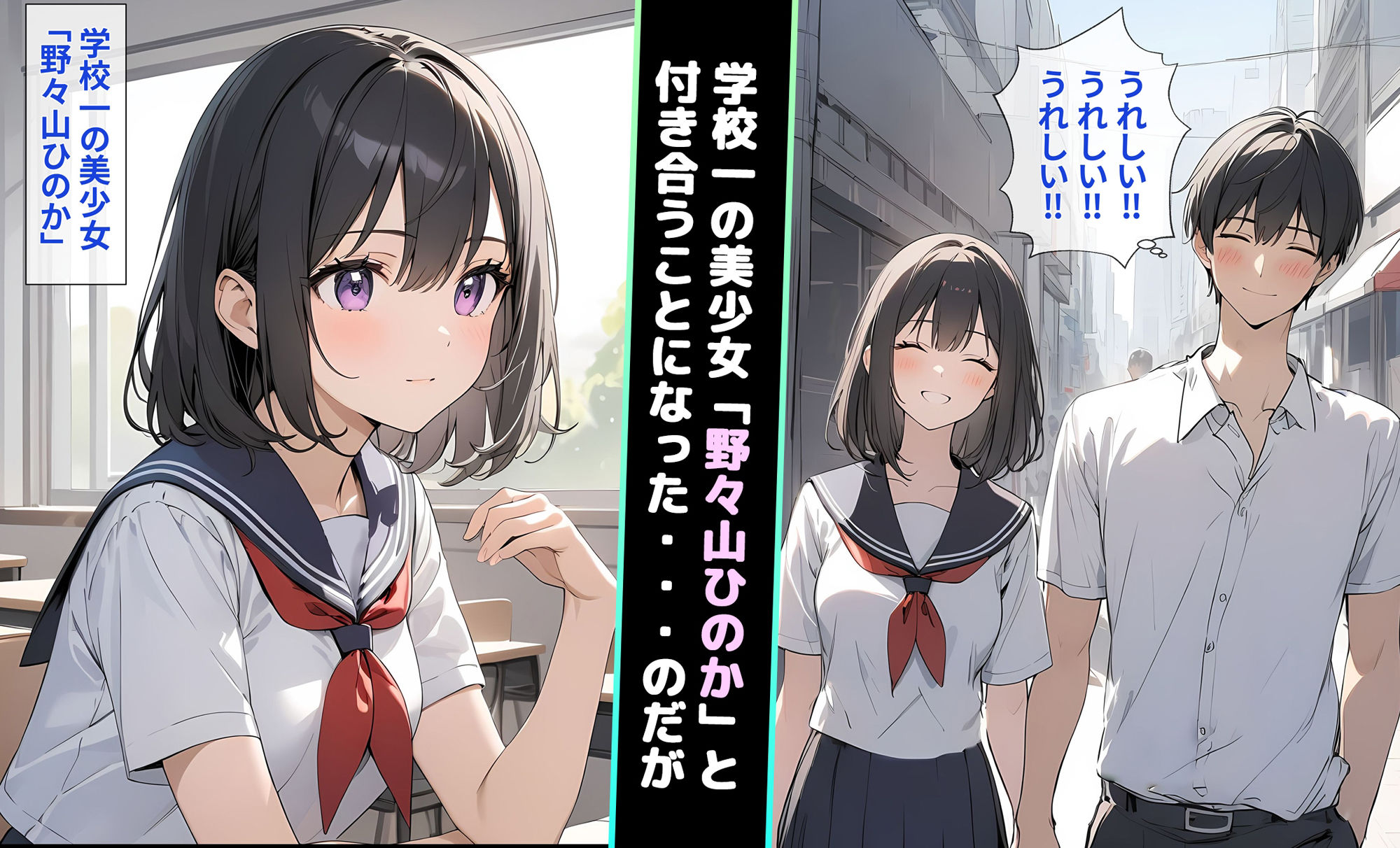 サンプル画像1:オレの美人彼女はいつもいつでも寝取られる(NF太郎) [d_435488]