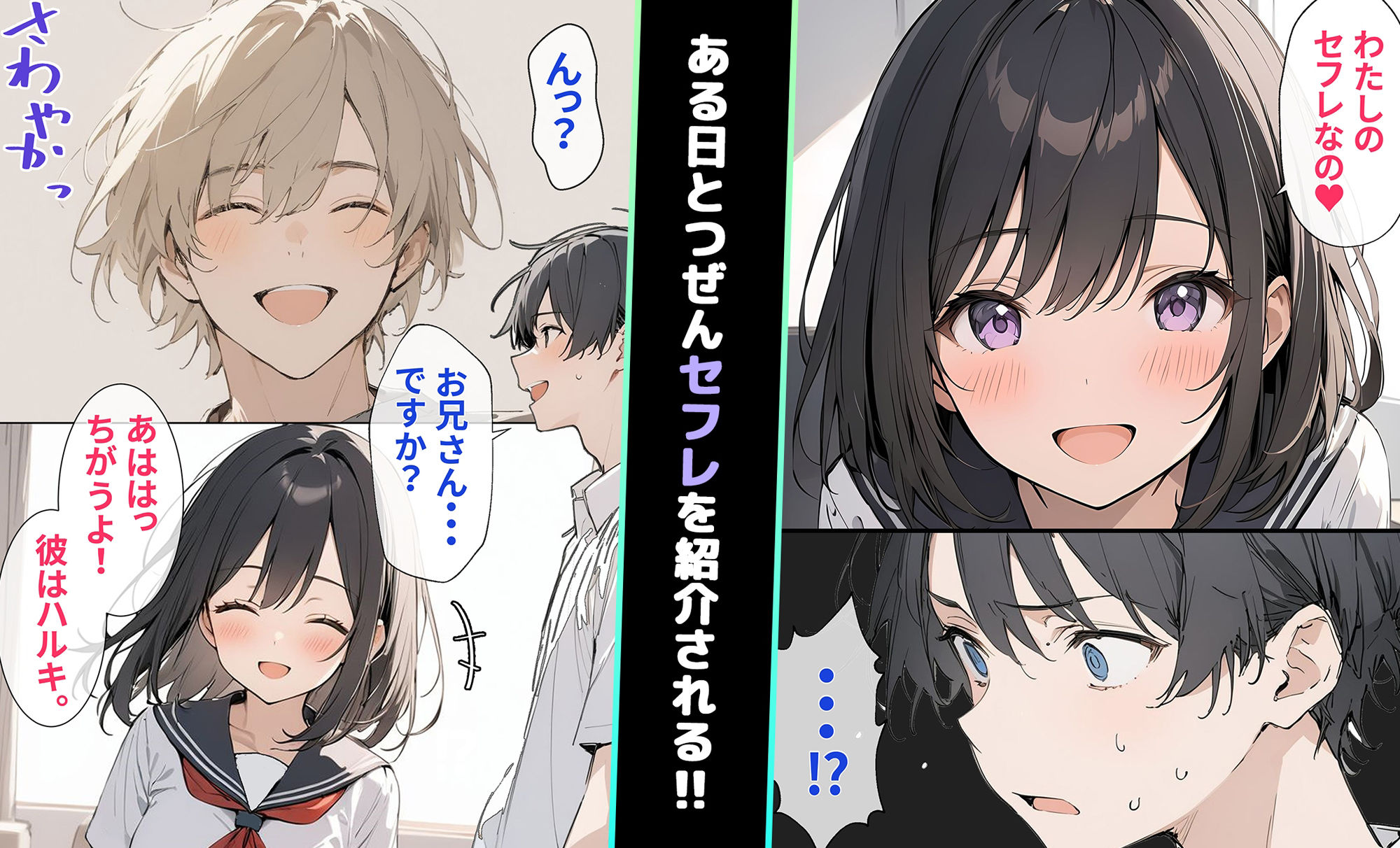 サンプル画像2:オレの美人彼女はいつもいつでも寝取られる(NF太郎) [d_435488]