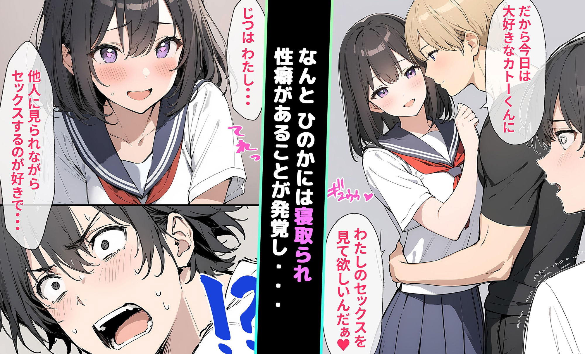 サンプル画像3:オレの美人彼女はいつもいつでも寝取られる(NF太郎) [d_435488]