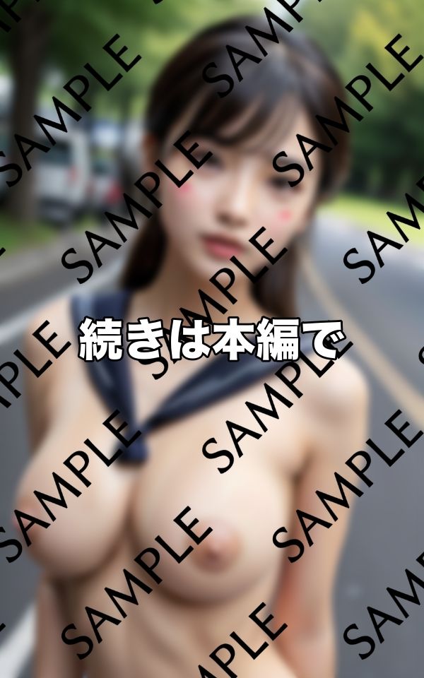 巨乳街散歩 in nude Gカップたわわ娘の自慢おっぱいのサンプル画像 6