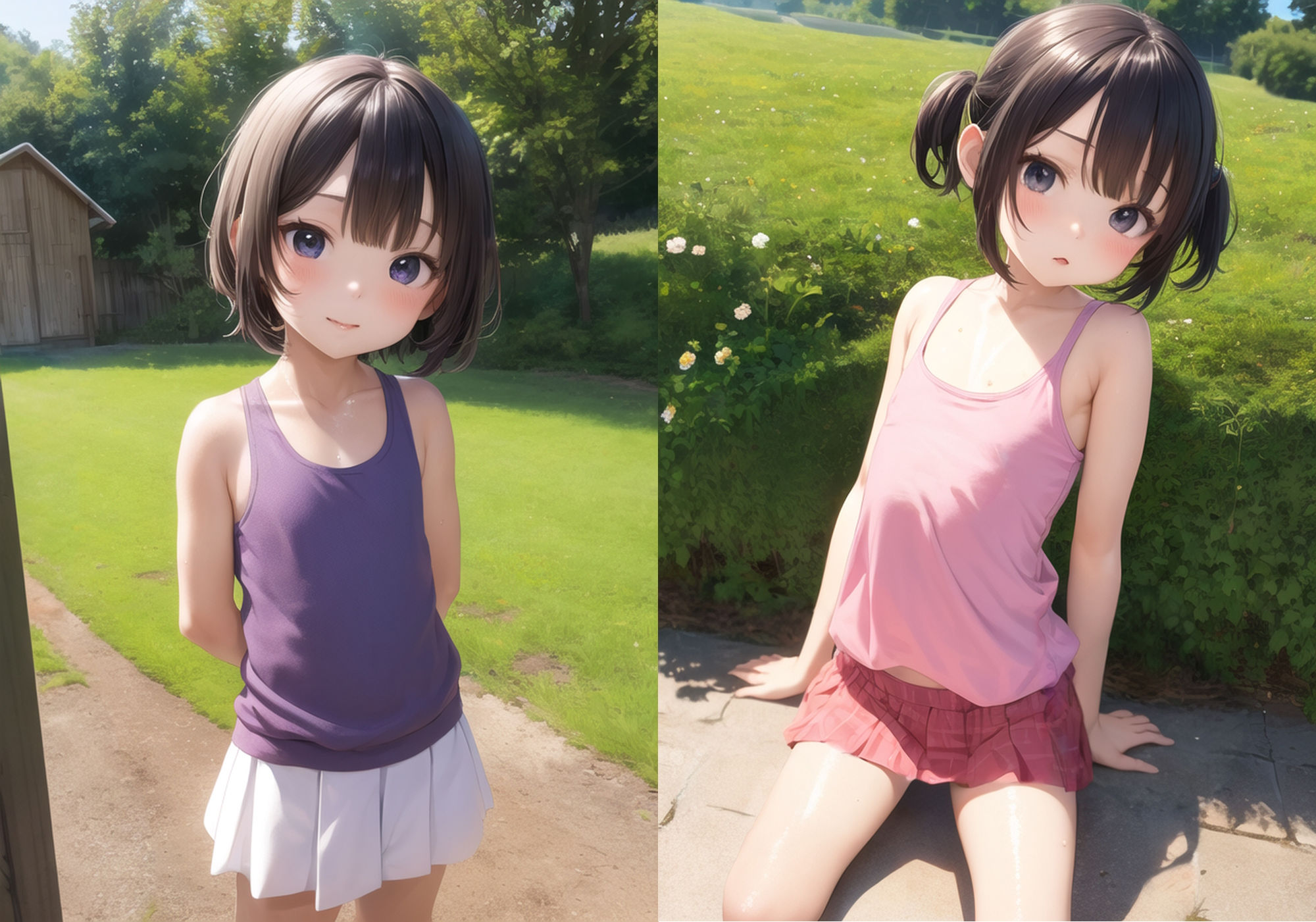 サンプル画像1:田舎少女の性活(くりーむいちご) [d_435509]