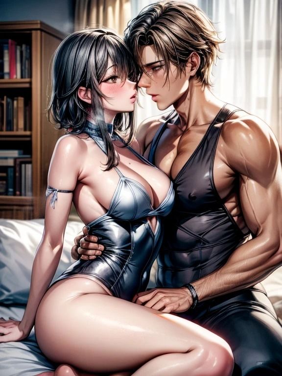 サンプル画像6:ナイト・デザイア: 恋人との甘い時間(夢幻出版【イラスト】) [d_435589]