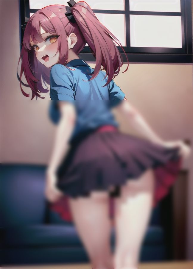 サンプル画像1:J●どエロ美尻「女学生の綺麗なをお尻を汚して！」(AIが中出し！？) [d_435603]