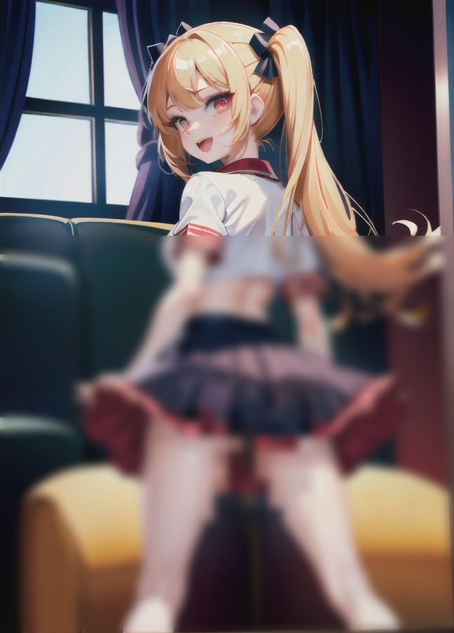 サンプル画像6:J●どエロ美尻「女学生の綺麗なをお尻を汚して！」(AIが中出し！？) [d_435603]