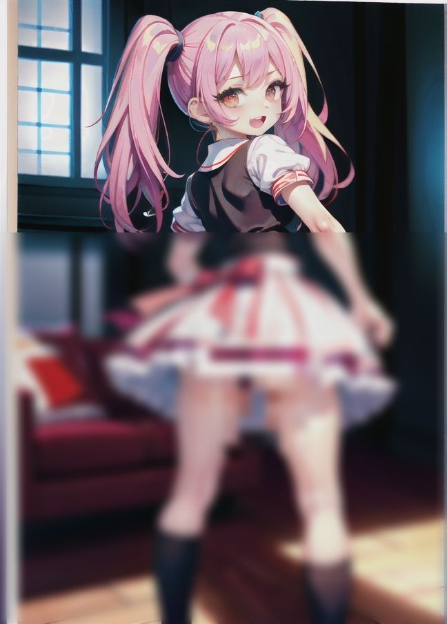 サンプル画像4:女子大生のお尻を後ろからバックハメ！「お尻を叩いて」「たくさん舐めて」「ガンガン突かれたいの」(ヤンデレAIちゃん) [d_435608]