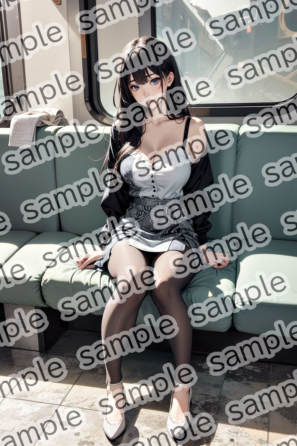 サンプル画像2:電車で盗撮してるのがバレて女性に話しかけられた vol.1(あらぶるま18＋（二次元）) [d_435637]