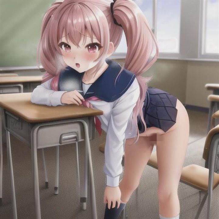 サンプル画像5:ピンク髪ツインテールちゃんのどこでも露出！！(まんまんちん) [d_435697]