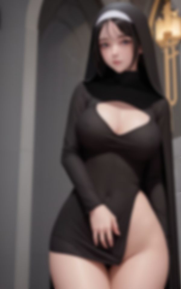 サンプル画像3:エロすぎるシスターが懺悔室でエチエチ写真撮影会(えいあい出版) [d_435706]