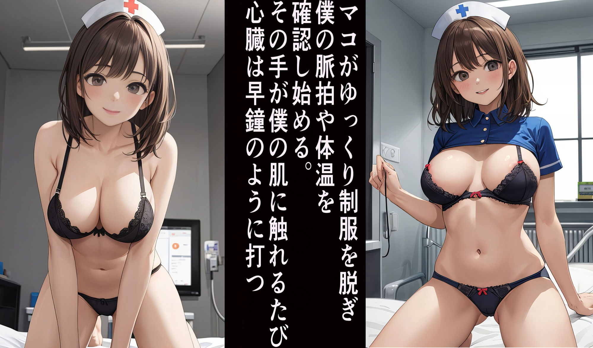 サンプル画像2:搾精ナースのお仕事 〜ナースに連続中出し〜(東京アキバ本店) [d_435747]