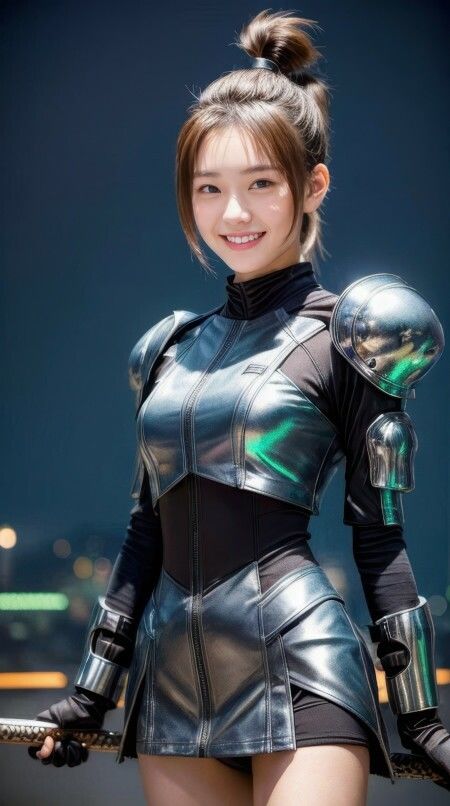 サンプル画像5:コスプレシリーズ 未来戦士くノ一編 Vol.1(美伝プロジェクト) [d_435820]