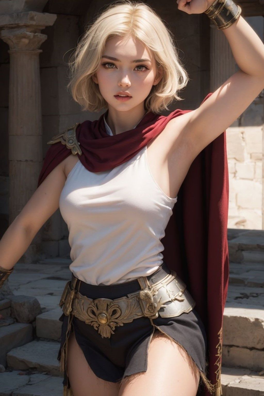 サンプル画像6:古代の女戦士(ツンドラ) [d_435838]