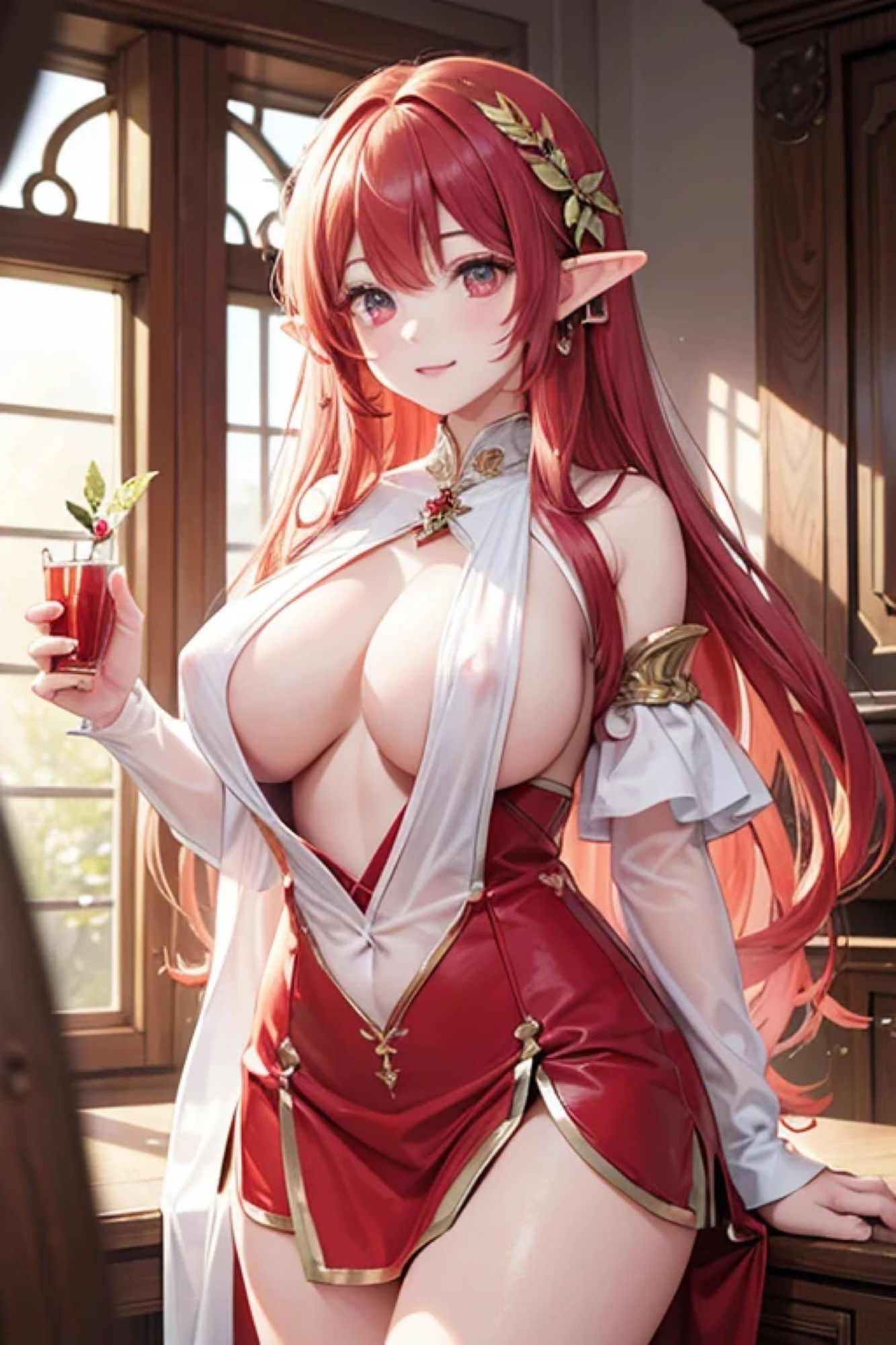 サンプル画像4:レッドエルフのアレやコレ(rweb324) [d_435850]