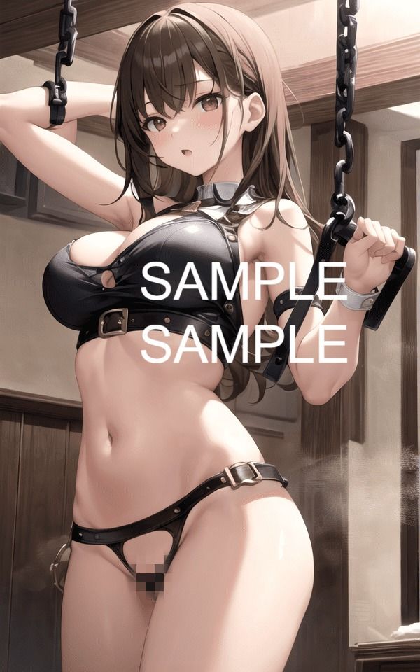 サンプル画像3:【300枚以上】縛られた美女イラスト集(ラテ) [d_435863]