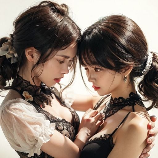 サンプル画像1:美女ファイトクラブキャットファイトAI動画Catfight1(CFAIC) [d_435870]