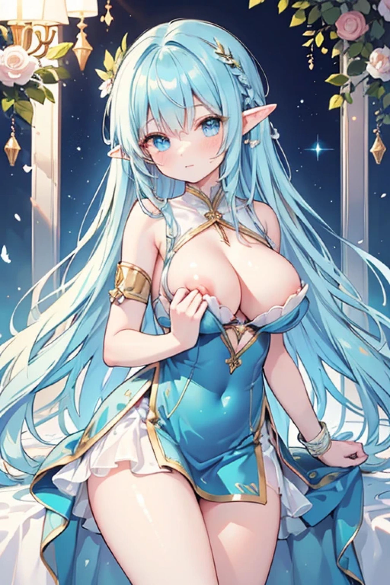 サンプル画像4:ブルーエルフのアレやコレ(rweb324) [d_435888]