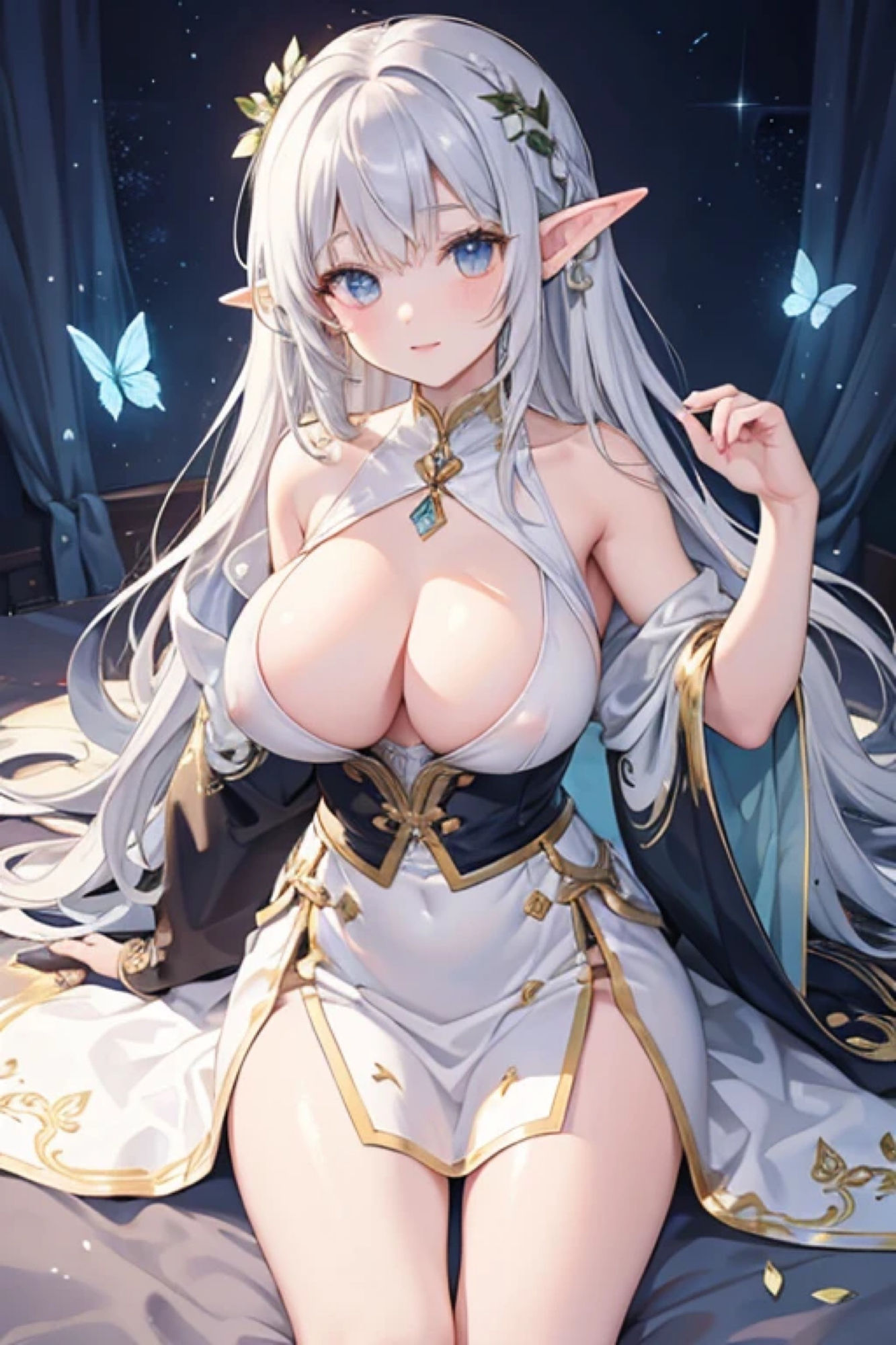 サンプル画像4:シルバーエルフのアレやコレ(rweb324) [d_435895]