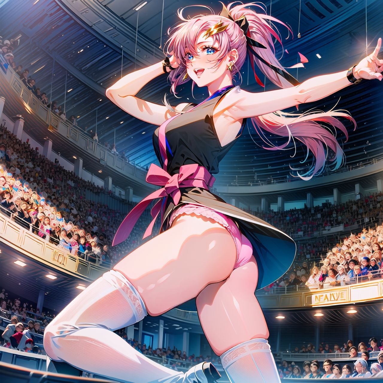 サンプル画像6:こんな綺麗なお顔のラ〇ス様がよだれを垂らしてアヘアヘしてると思うと卑猥すぎる_玩具目隠し編(dempa) [d_435908]