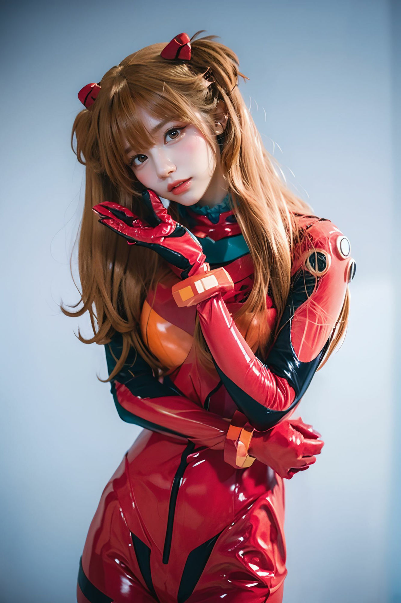 サンプル画像2:〜アスカ・ラングレー〜とにかくカワイイ娘にコスプレさせてヤリまくってみた(妄想族AI) [d_435939]